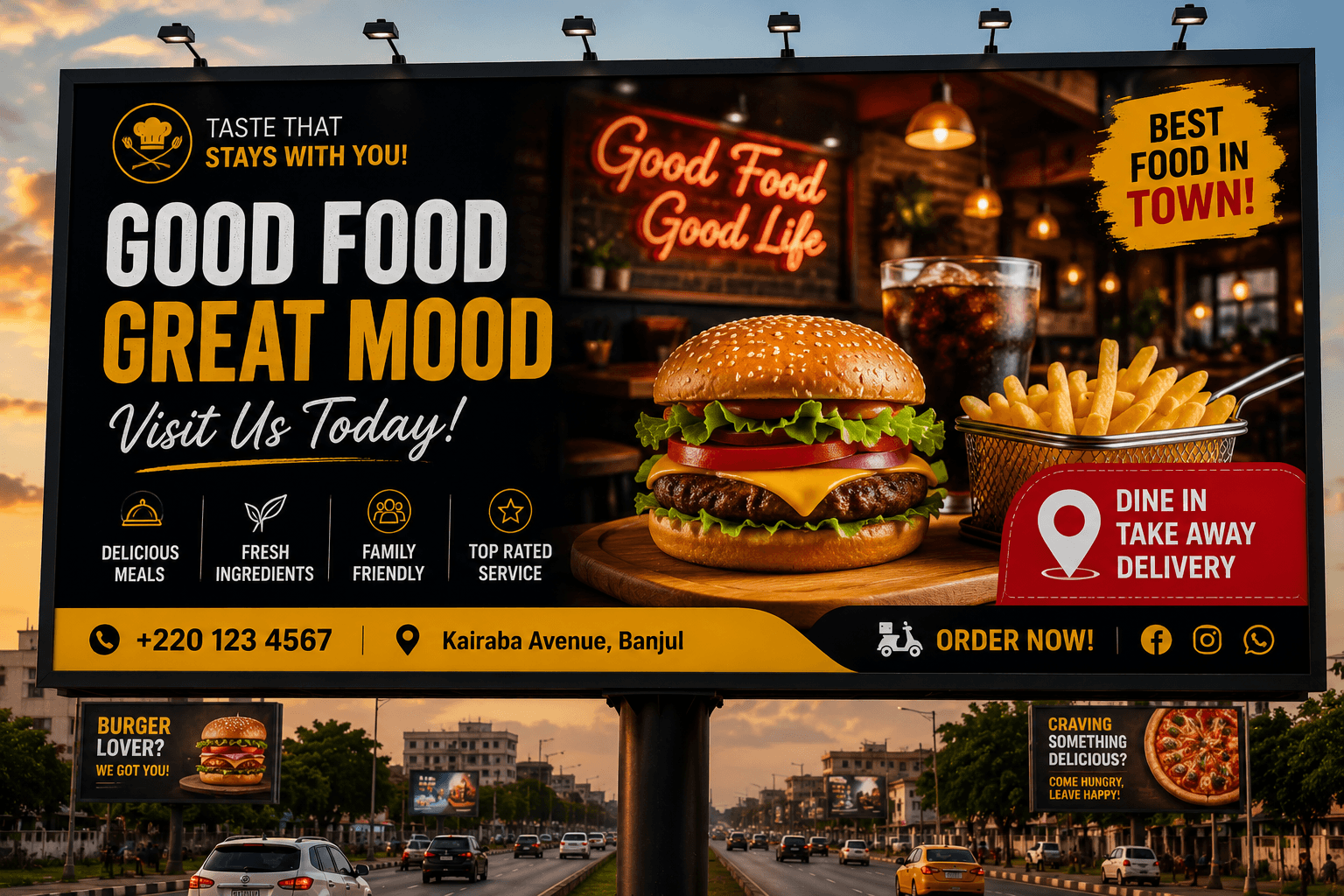 Restaurant & Retail Ads